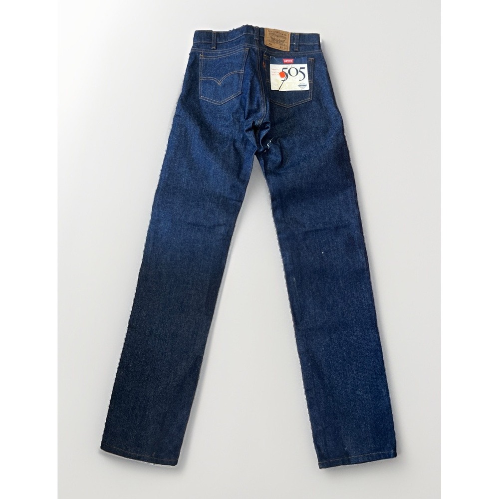 VTG 80s Levis 505 Orange Tab Jeans Deadstock 31x36 USA Made NWT Read Defect Hole